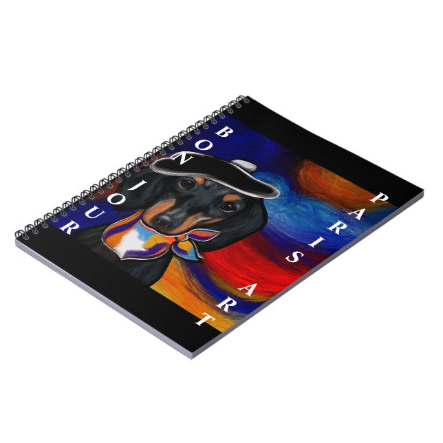 DACHSHUND  NOTEBOOK (Left Side)