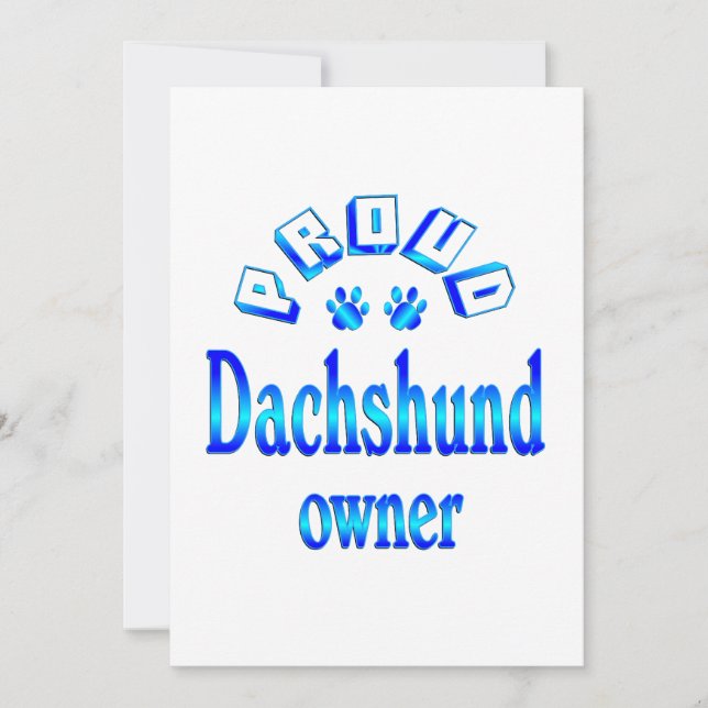 Dachshund Owner (Front)