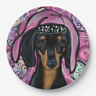 DACHSHUND PAPER PLATE