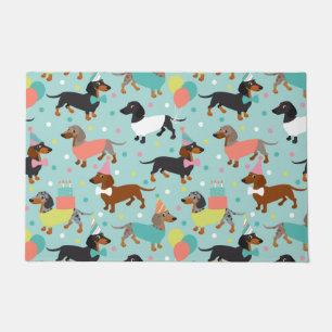 Dachshund Party Doormat