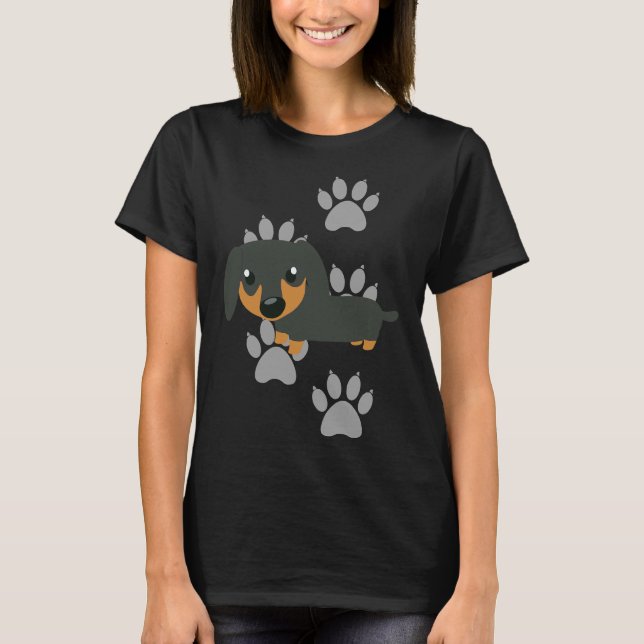 Dachshund Paw T-Shirt (Front)