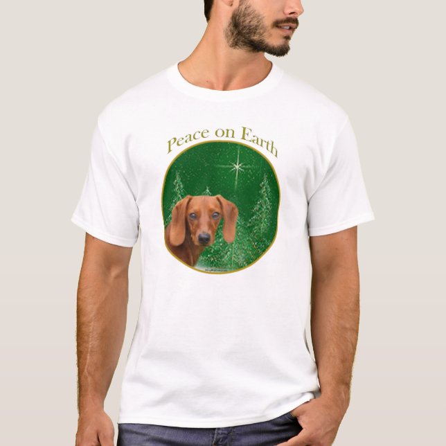 Dachshund Peace T-Shirt (Front)