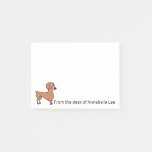 Dachshund Personalize Post-it Notes
