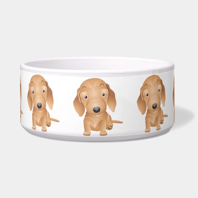 Dachshund Pet Bowl (Front)