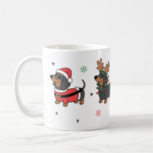 Dachshund Pet Dog Christmas Coffee Mug