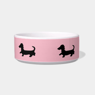Dachshund Pet Food Bowl Wiener Dog Doxie Dish