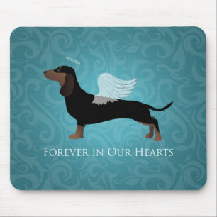 Dachshund - Pet Loss Memorial Design Mouse Mat