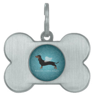Dachshund - Pet Loss Memorial Design Pet Name Tag