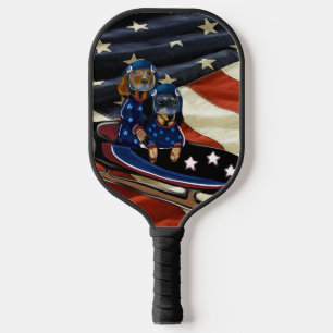 DACHSHUND  PICKLEBALL PADDLE
