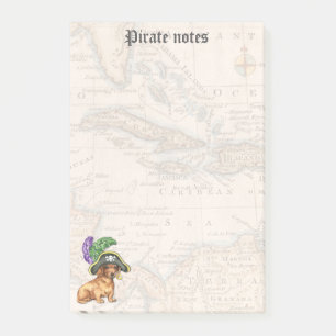 Dachshund Pirate Post-it Notes