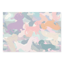 Dachshund, Pit Bull, And Shiba Inu Camo Pattern