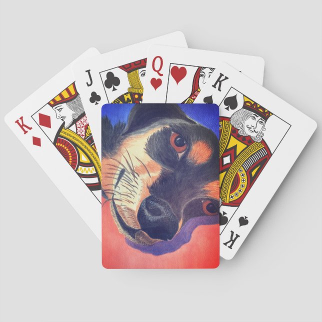 Dachshund Playing Cards (Back)