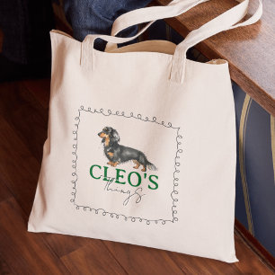 Dachshund Portrait Dog Things  Tote Bag