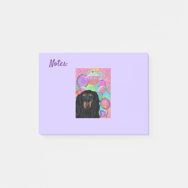 DACHSHUND     POST-IT NOTES (Front)