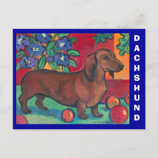 Dachshund Postcard