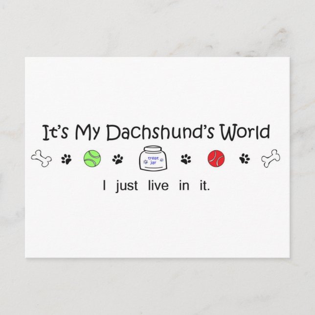 Dachshund Postcard (Front)