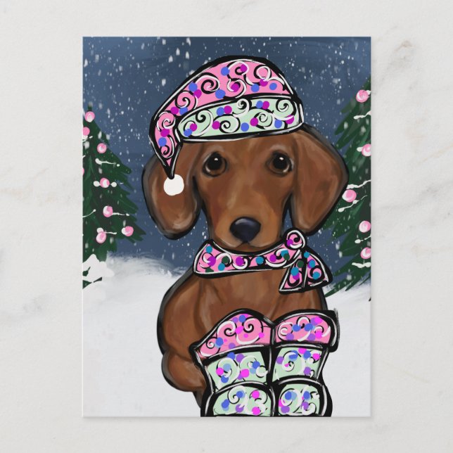 Dachshund    postcard (Front)