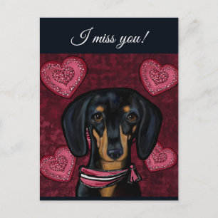 DACHSHUND POSTCARD