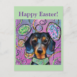 DACHSHUND POSTCARD