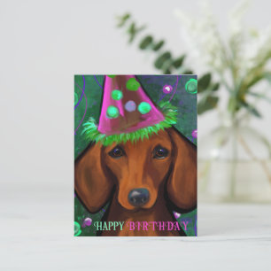 DACHSHUND  POSTCARD