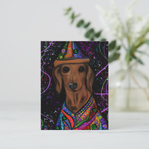 DACHSHUND POSTCARD