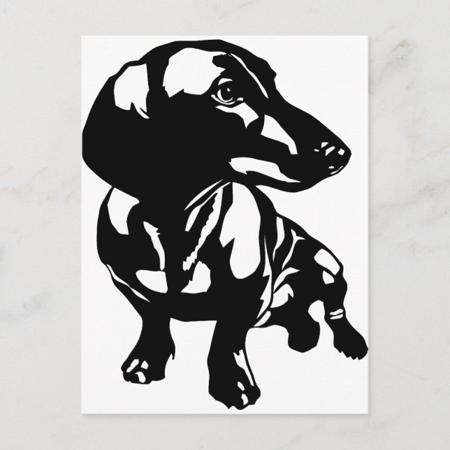 Dachshund Postcard (Front)