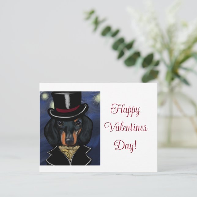 DACHSHUND     POSTCARD (Standing Front)