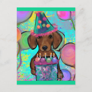 Dachshund       postcard