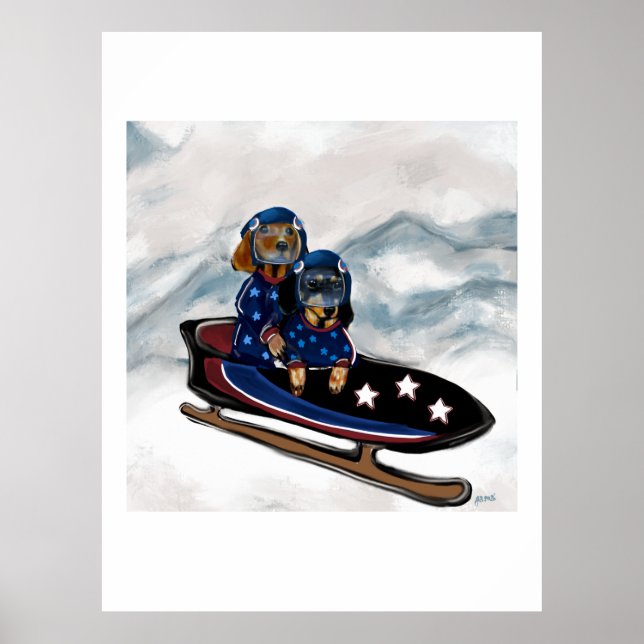 DACHSHUND  POSTER (Front)