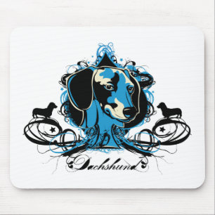 Dachshund Projekt Dog Illustration Mouse Mat
