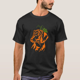 Dachshund Pumpkin Halloween Dog T-Shirt