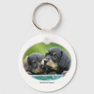 Dachshund Puppies 9W027D-093 Key Ring