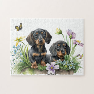Dachshund Puppies  Jigsaw Puzzle