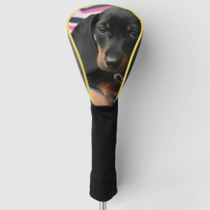 dachshund-puppy cute golf head cover