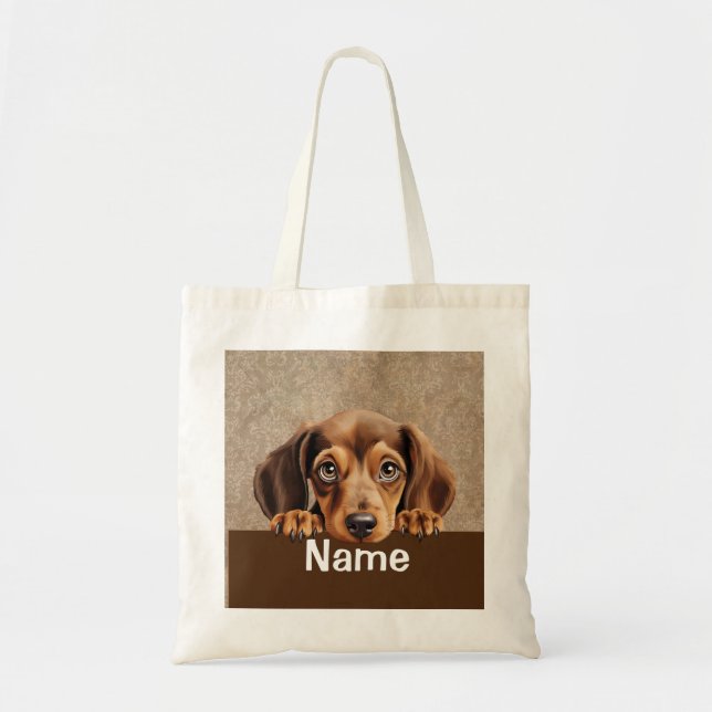 Dachshund Puppy Dog Pet  Tote Bag (Front)