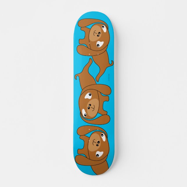 Dachshund Puppy Skateboard (Front)
