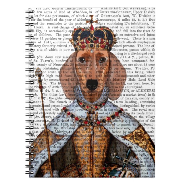 Dachshund Queen 2 Notebook (Front)