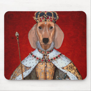 Dachshund Queen Mouse Mat