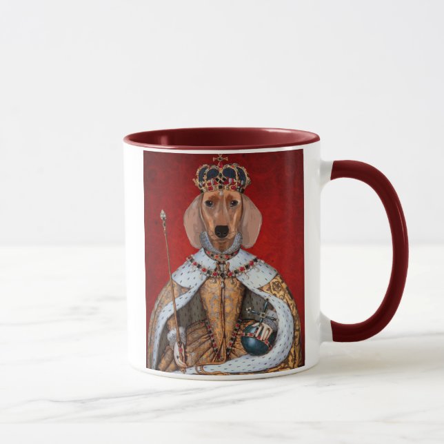 Dachshund Queen Mug (Right)