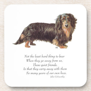 Dachshund Rainbow Bridge Coaster