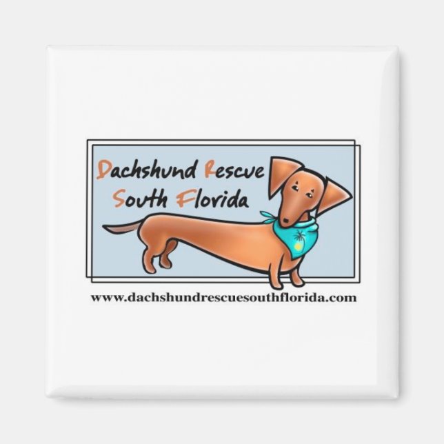 Dachshund Rescue South Florida Magnet (Front)