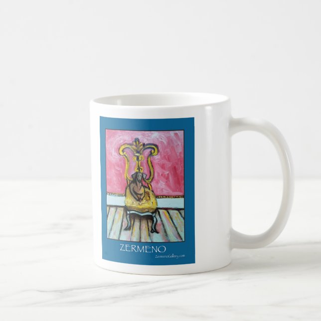 "Dachshund Rescued from Shelter" Mug by Zermeno (Right)