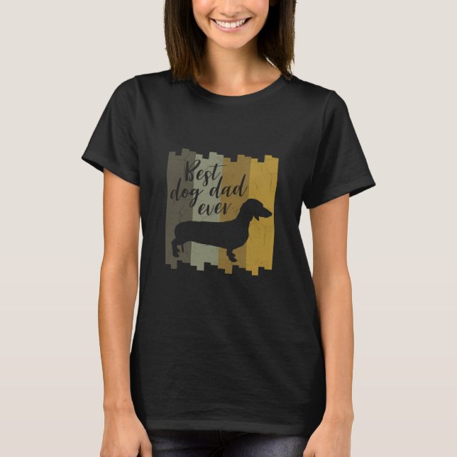 Dachshund Retro Dachshund Lid  T-Shirt (Front)