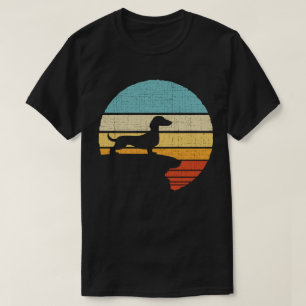 Dachshund Retro Vintage 60s 70s Dog Puppy Owner Lo T-Shirt