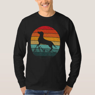 Dachshund Retro Vintage Dog Men T-Shirt