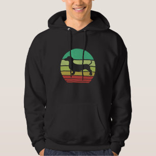 Dachshund - Retro Vintage Sunset Doxie Dachshund D Hoodie