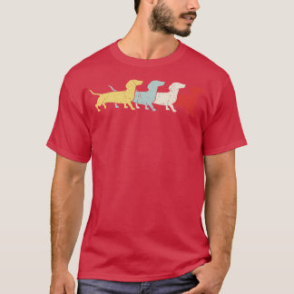 Dachshund Retro Vintage T-Shirt