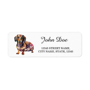 Dachshund Return Address