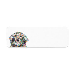 Dachshund Return Address Label