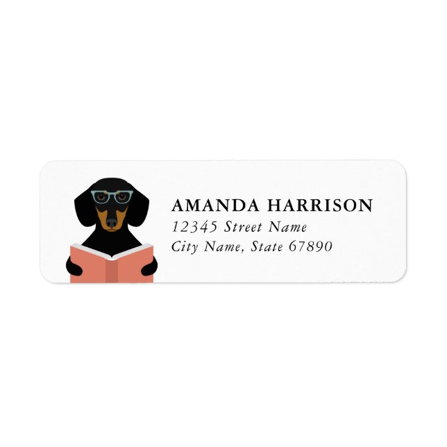 Dachshund Return Address Labels (Front)